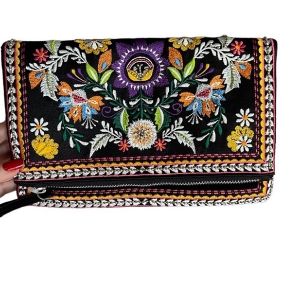 New Look Embroidered Clutch - Picture 6 of 8